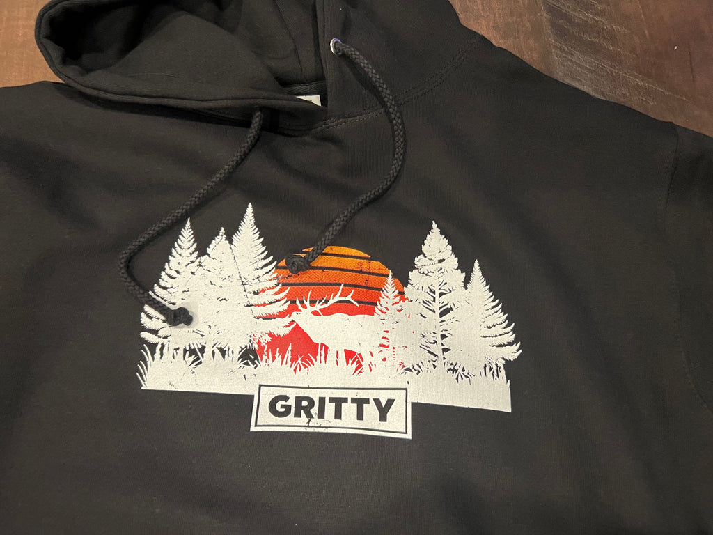 Elk at Sunset Hoodie
