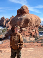 Saddle Brown Mountain Hoodie